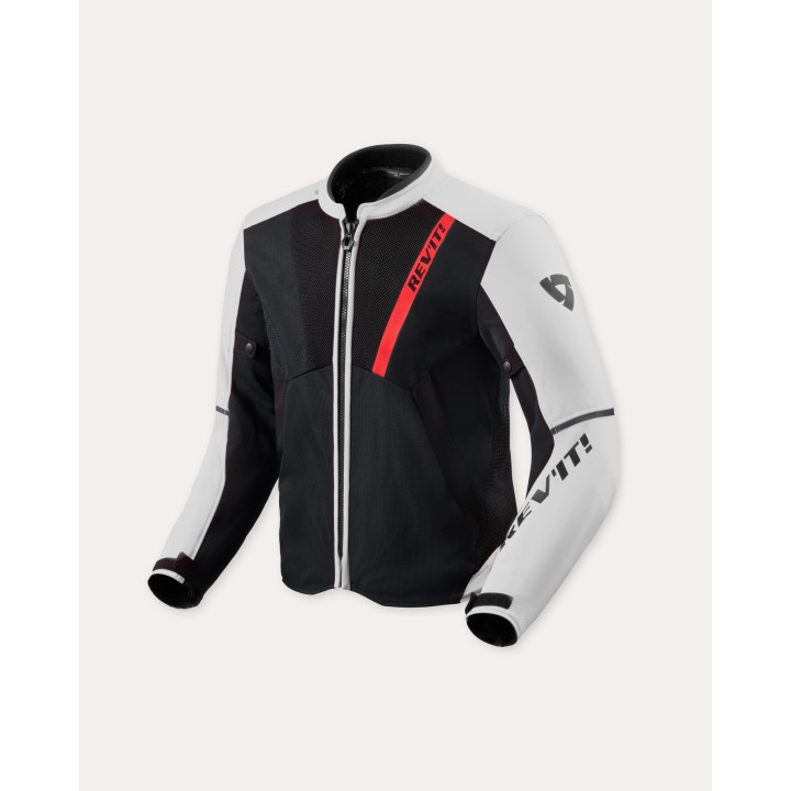 REV'IT! GT-R 4 Air - white/black - letnia kurtka motocyklowa AA