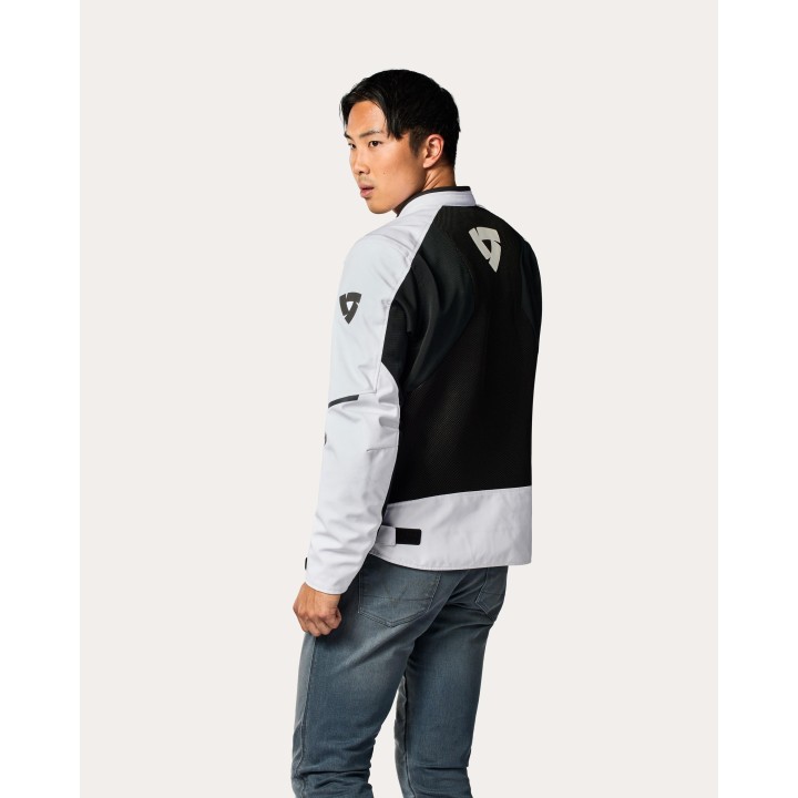 REV'IT! GT-R 4 Air - white/black - letnia kurtka motocyklowa AA