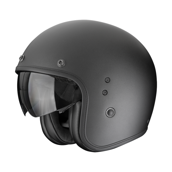 kask Scorpion Belfast EVO perła czarny klasyczny otwarty kask motocyklowy
