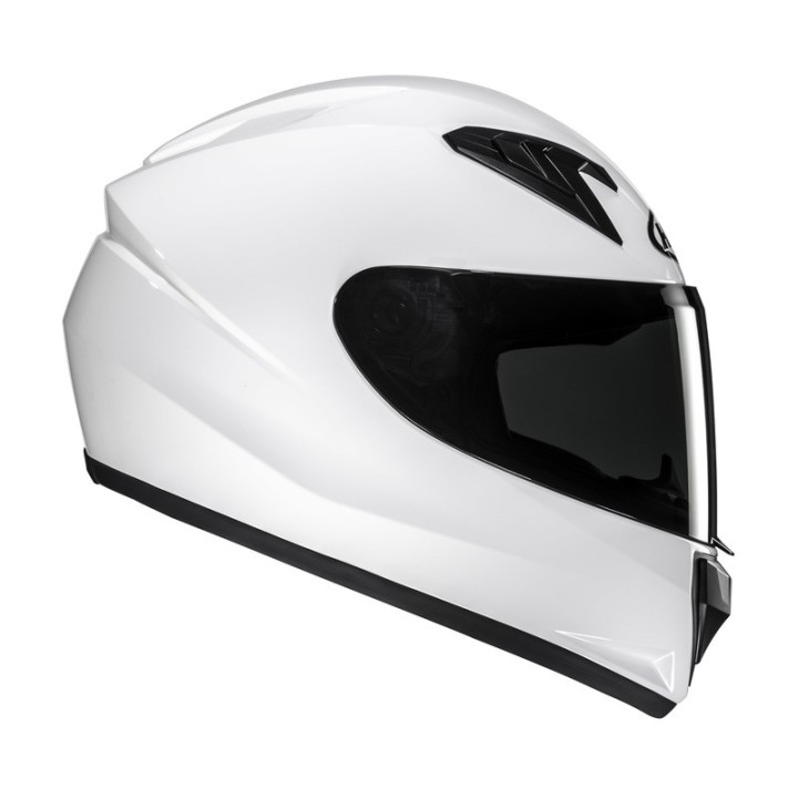 HJC Y10 - solid pearl white -  dziecięcy kask motocyklowy