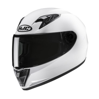 HJC Y10 - solid pearl white -  dziecięcy kask motocyklowy