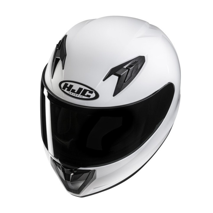 HJC Y10 - solid pearl white -  dziecięcy kask motocyklowy