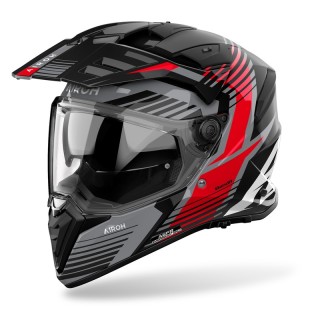Airoh Bandit - spicy red gloss - kask Adventure motocyklowy