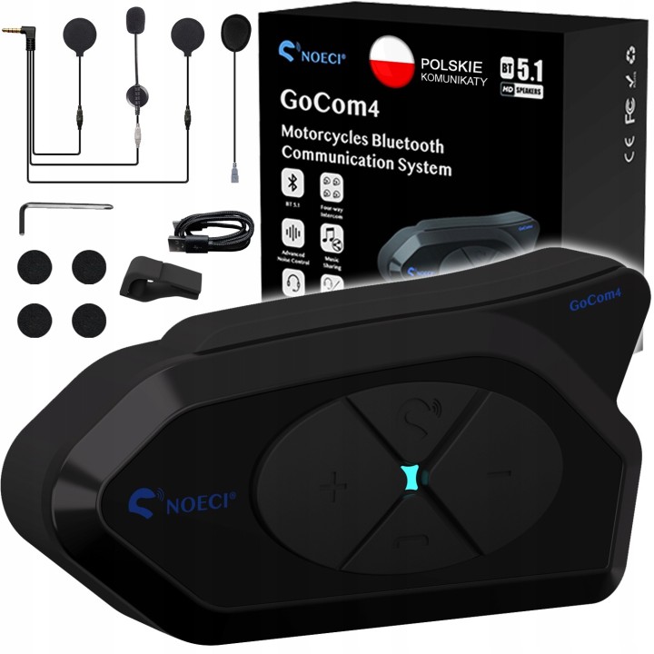 Noeci GoCom4 - interkom motocyklowy