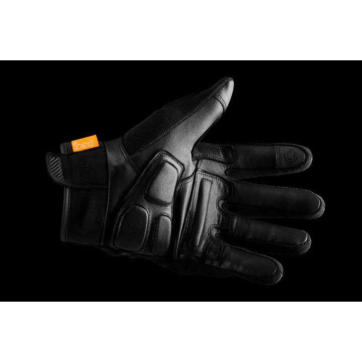 Furygan Jet EVO D3O - black - krótkie rękawice motocyklowe na lato