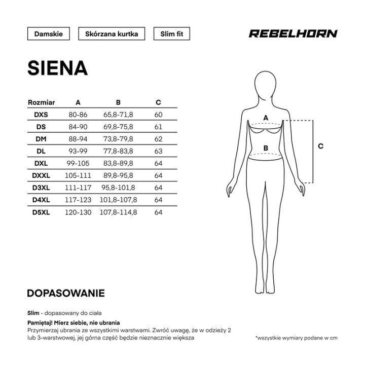 Rebelhorn Siena Women - black - damska skórzana kurtka motocyklowa