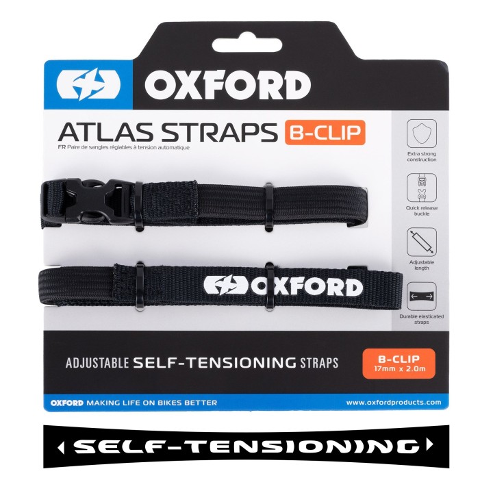 Oxford Atlas B-Clip - black - pasy transportowe