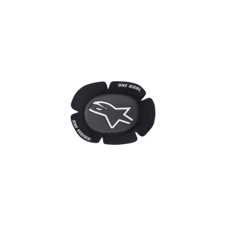 Alpinestars GP Sport Evo - black / white - Slidery do skórzanych spodni motocyklowych