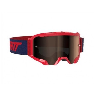 LEATT Velocity 4.5 IRIZ - Red / blue / platinum - gogle offroad/cross/enduro