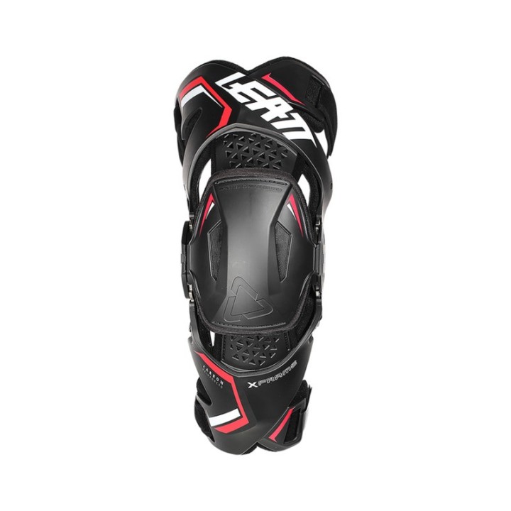 Leatt X-Frame - black / red - ortezy na kolana motocyklowe - PARA