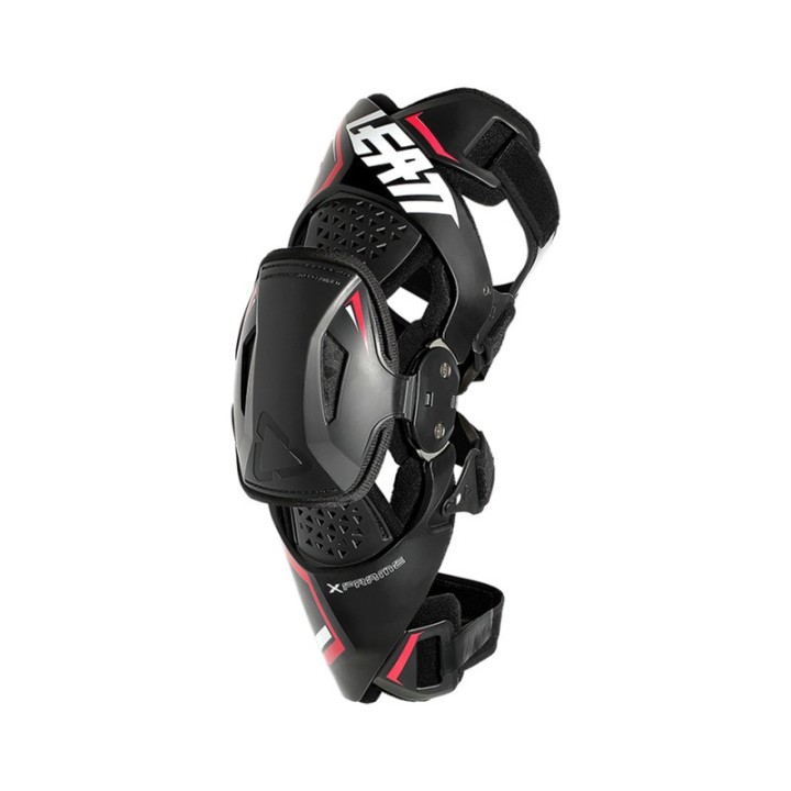 Leatt X-Frame - black / red - ortezy na kolana motocyklowe - PARA