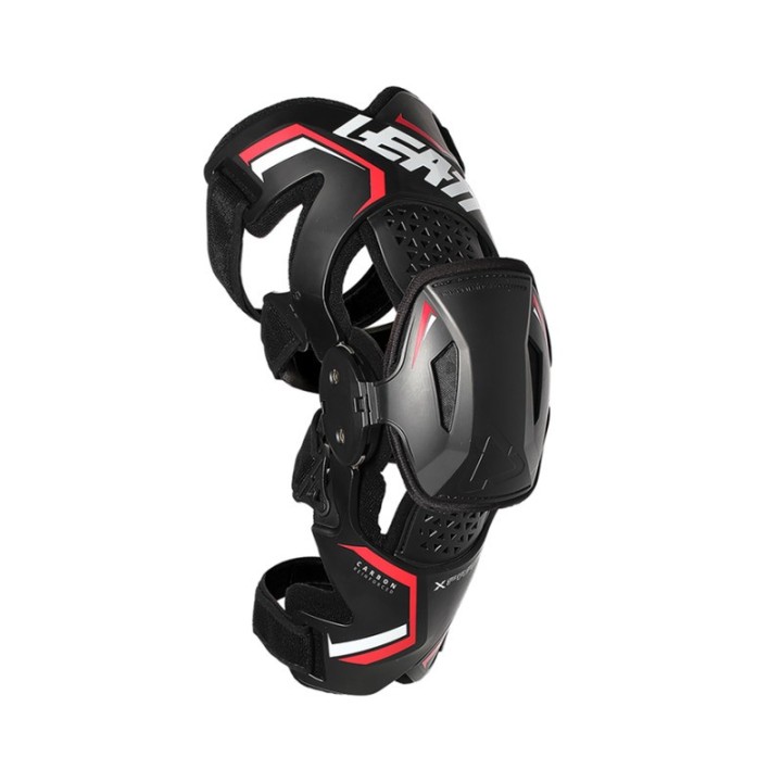Leatt X-Frame - black / red - ortezy na kolana motocyklowe - PARA