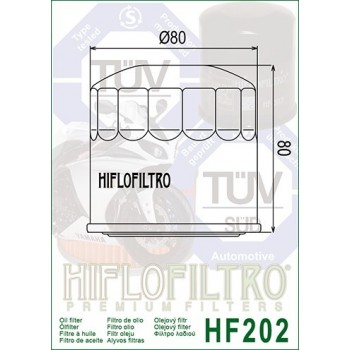 Filtr oleju Motofiltro MF202(HF202)