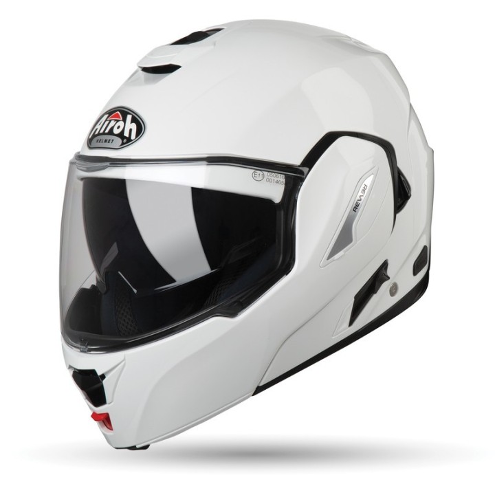 Airoh Rev 19 - white gloss - kask szczękowy turystyczny motocyklowy