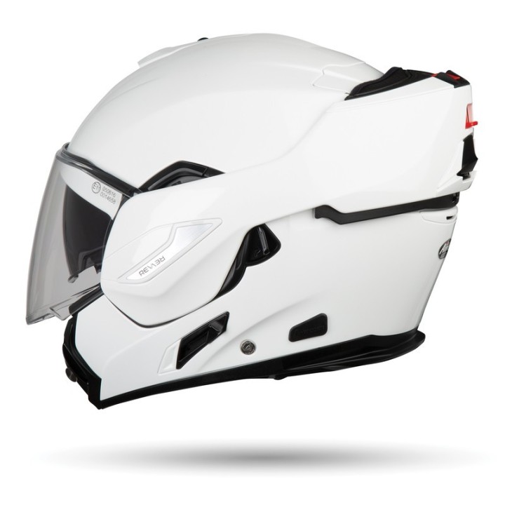 Airoh Rev 19 - white gloss - kask szczękowy turystyczny motocyklowy