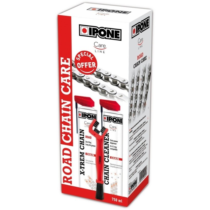 Zestaw do łańcucha IPONE Chain Care 2x750ml+szczotka