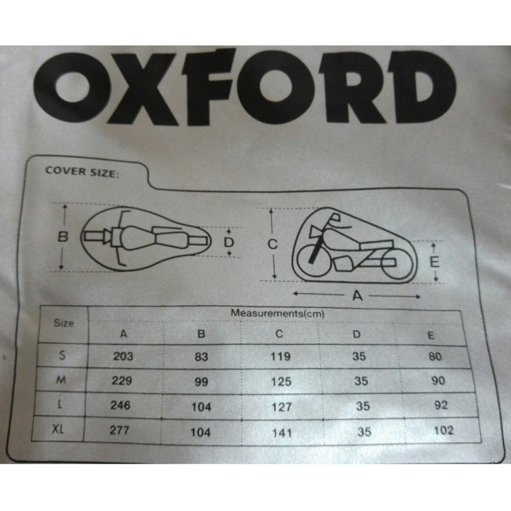 Pokrowiec na motocykl OXFORD AQUATEX