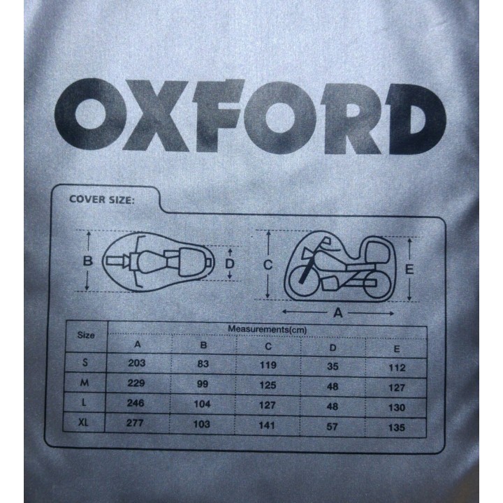 Pokrowiec na motocykl z kufrem OXFORD Aquatex