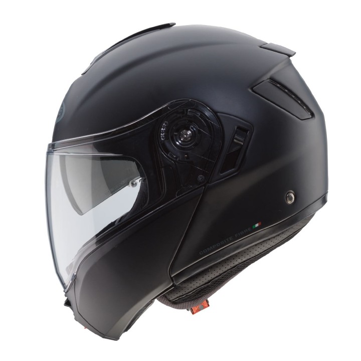 Caberg Levo - Black matt - Kask szczękowy turystyczny kompozytowy motocyklowy  czarny mat