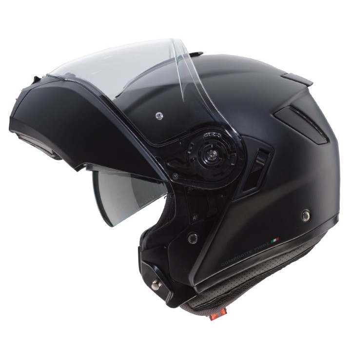Caberg Levo - Black matt - Kask szczękowy turystyczny kompozytowy motocyklowy  czarny mat