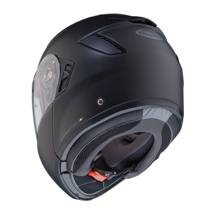 Caberg Levo - Black matt - Kask szczękowy turystyczny kompozytowy motocyklowy  czarny mat