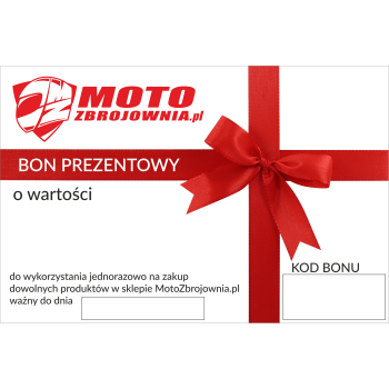 Motocyklowy bon prezentowy dla motocyklisty Karta Podarunkowa - wersja elektroniczna
