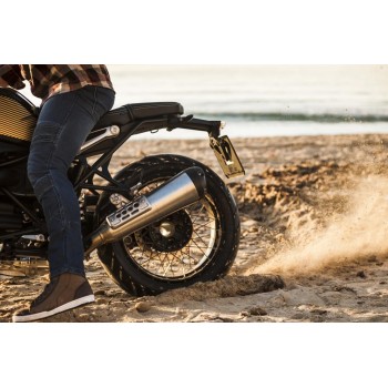 Broger Ohio - Washed black - Jeansy motocyklowe