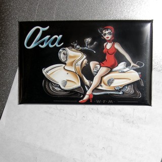 Magnes na lodówkę ze skuterem Osa