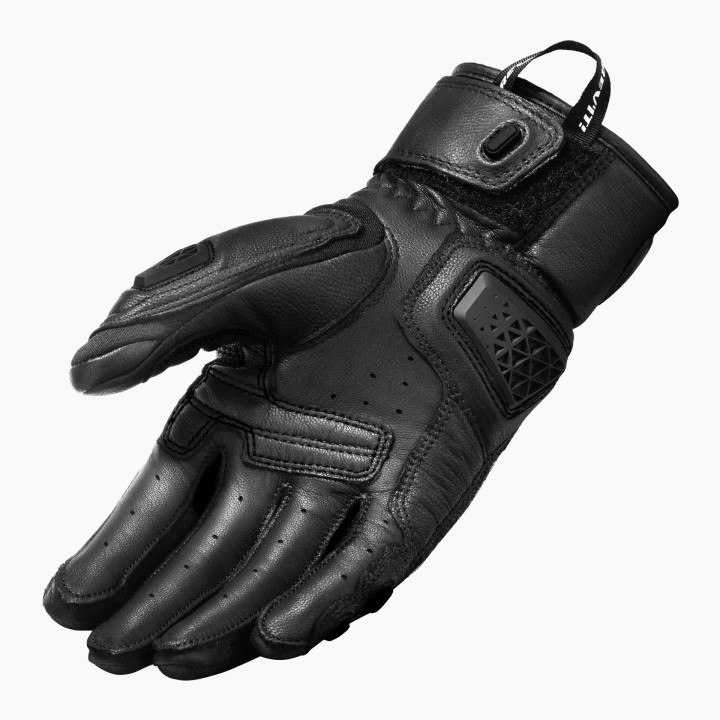 REV'IT! Sand 4 - black - rękawice krótkie motocyklowe
